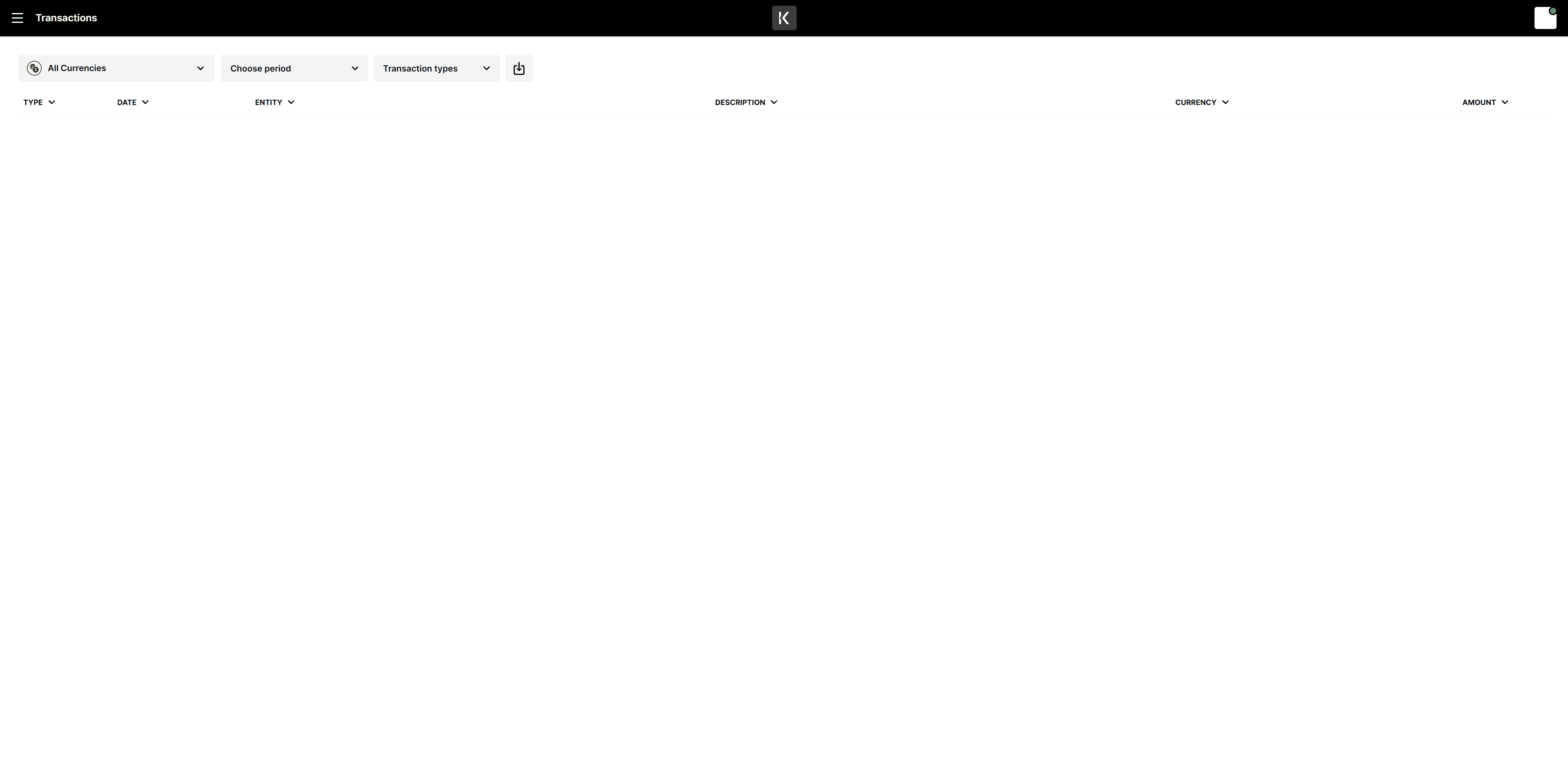 Klearing screenshot 1
